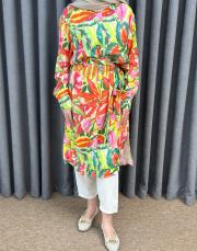 multi colar 3938 missemramiss floş viskon summer tunik 4