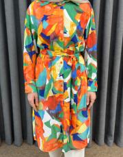 turuncu desen 3938 missemramiss floş viskon summer tunik 5