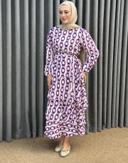 ekru lacivert 4345 missemramiss flowing dress elbise