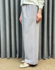 gri 4419 missemramiss beli lastikli krep pantolon 2