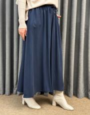 lacivert sz 5669 sentez geniş paça pantolon 2