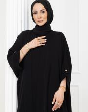 siyah essahra rüya tek abaya