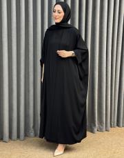 siyah essahra rüya tek abaya 2