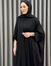 siyah essahra rüya tek abaya 3