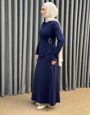 lacivert 27k 2051 nuss elbise 6
