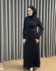 siyah 27k 2051 nuss elbise