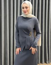 antrasit 27k 2051 nuss elbise 2