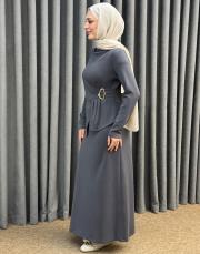 antrasit 27k 2051 nuss elbise 3