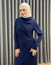 lacivert 27k 2044 nuss elbise 2