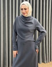 antrasit 27k 2044 nuss elbise 2