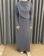 antrasit 27k 2044 nuss elbise 5