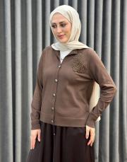 kahve 27k 600 nuss triko hırka