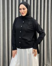 siyah 27k 600 nuss triko hırka