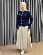 lacivert 27k 601 nuss triko hırka 2