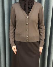 kahve 27k 604 nuss triko hırka 4