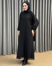 siyah 0073 essahra hilal elbise