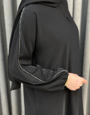 siyah 0073 essahra hilal elbise 6
