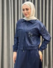 lacivert 26 kk 5371 missemramiss nora nakışlı ceket etek takım 2