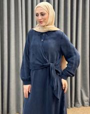 lacivert 27k 2041 nuss elbise 2
