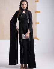 siyah ykz 1029 white corner abiye elbise 8