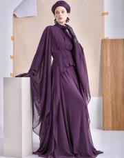mor ykz 1014-1013 white corner şifon takım
