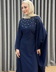 lacivert 3313 white corner abiye 2