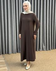 kahve 0025 essahra nurem elbise