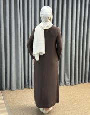 kahve 0025 essahra nurem elbise 4