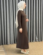 kahve 0025 essahra nurem elbise 5