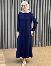 lacivert 0025 essahra nurem elbise