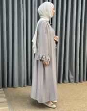 bej 0110 essahra lavin elbise 3