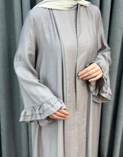 bej 0110 essahra lavin elbise 4