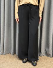 siyah sz 5672 sentez aven şeritli pantolon