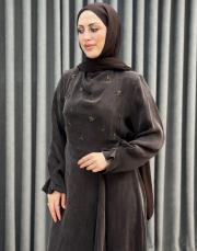 kahve 27k 2042 nuss elbise 2