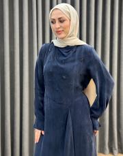 lacivert 27k 2042 nuss elbise 2