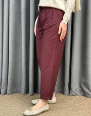 bordo 1955 merwish basic pop pantolon 4