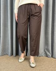 kahve 1955 merwish basic pop pantolon
