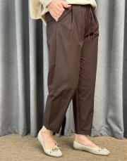 kahve 1955 merwish basic pop pantolon 3