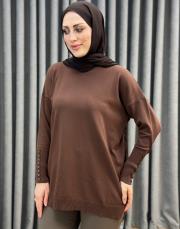 kahve 1913 merwish basic triko tunik