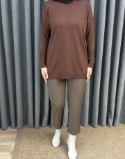 kahve 1913 merwish basic triko tunik 3