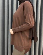 kahve 1913 merwish basic triko tunik 5