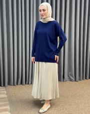 lacivert 1913 merwish basic triko tunik 2
