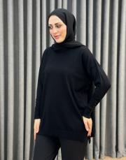 siyah 1913 merwish basic triko tunik
