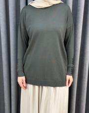 yeşil 1913 merwish basic triko tunik 4