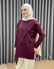 bordo 1924 merwish doha triko tunik
