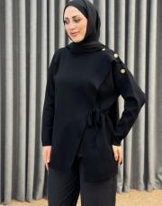 siyah 1924 merwish doha triko tunik