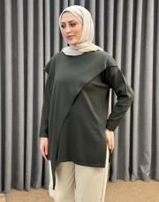 yeşil 1924 merwish doha triko tunik
