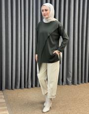 yeşil 1924 merwish doha triko tunik 2