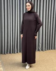 kahve 27k 803 nuss elbise