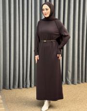 kahve 27k 803 nuss elbise 3